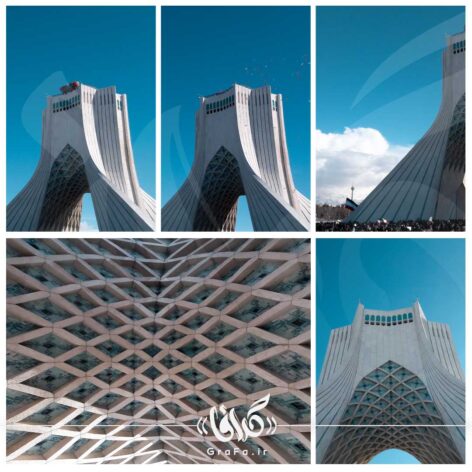 تصویر استوک برج آزادی تهران